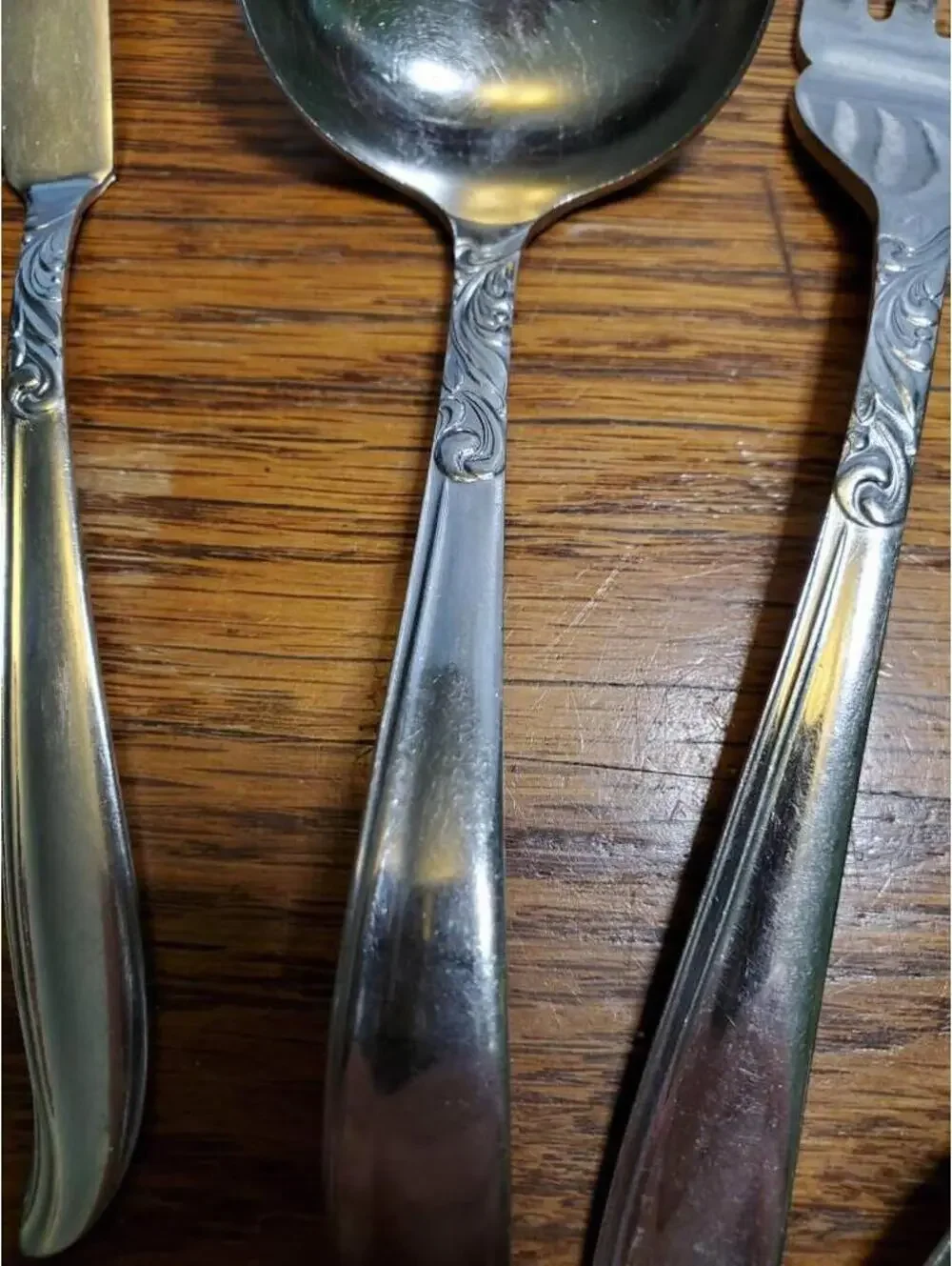Dignity, by Ascons, stainless steel, 4 pieces, MCM Silverware, mcm flatware